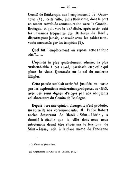 Mémoires 1858 Tome 10 - Ouvrages anciens sur Saint-Omer (Pas ...