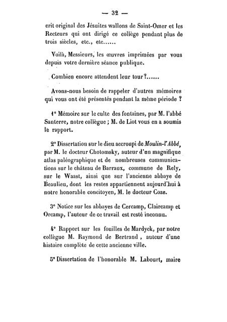 Mémoires 1858 Tome 10 - Ouvrages anciens sur Saint-Omer (Pas ...