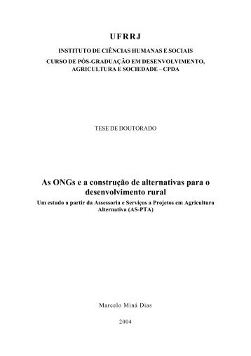 Faça aqui o download do texto na integra em pdf. - R1 - UFRRJ