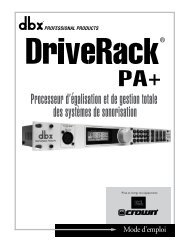 dbx driverack 260 firmware update via network cable dbx driverack 260 firmware update via network cable