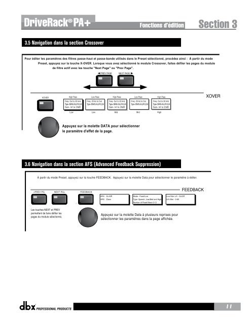 Processeur d'égalisation et de gestion totale des systèmes de ... - dbx