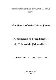 Hamilton da Cunha Iribure Júnior A pronúncia no ... - Domínio Público