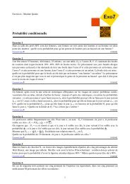 Probabilité conditionnelle - Exo7 - Emath.fr