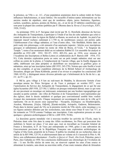 the PDF - Ecole biblique et archéologique française de Jérusalem