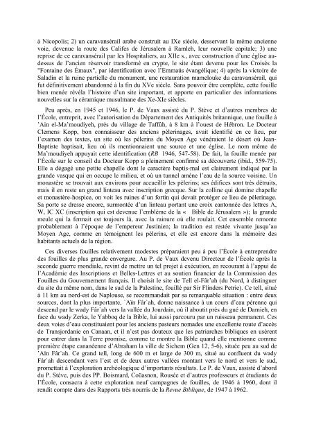 the PDF - Ecole biblique et archéologique française de Jérusalem