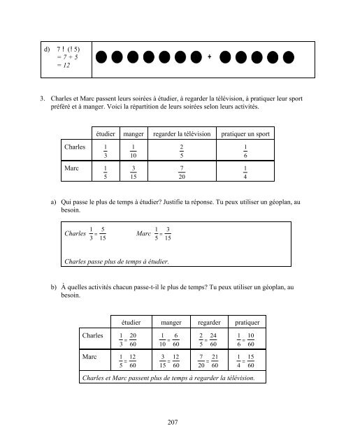 Traitement des données et probabilité - Cforp.ca