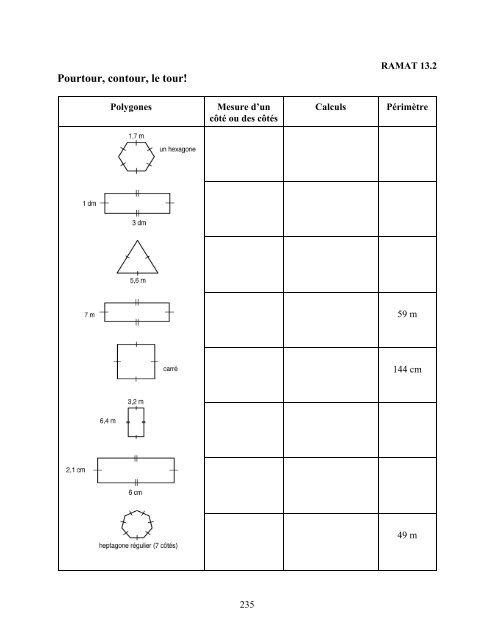 Traitement des données et probabilité - Cforp.ca