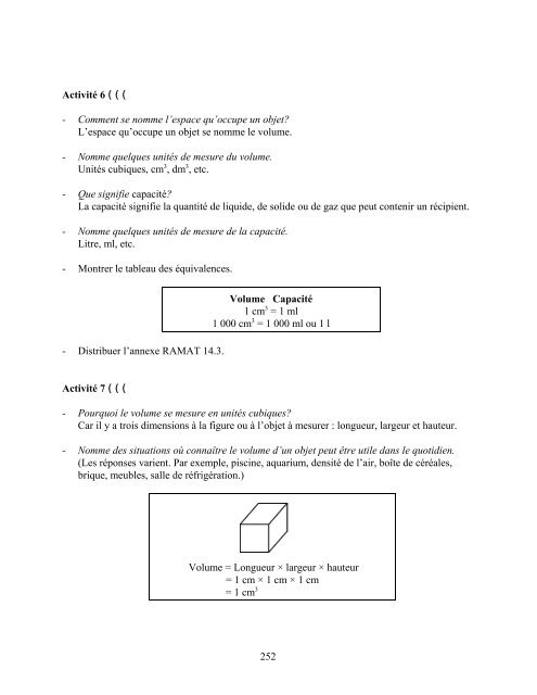 Traitement des données et probabilité - Cforp.ca