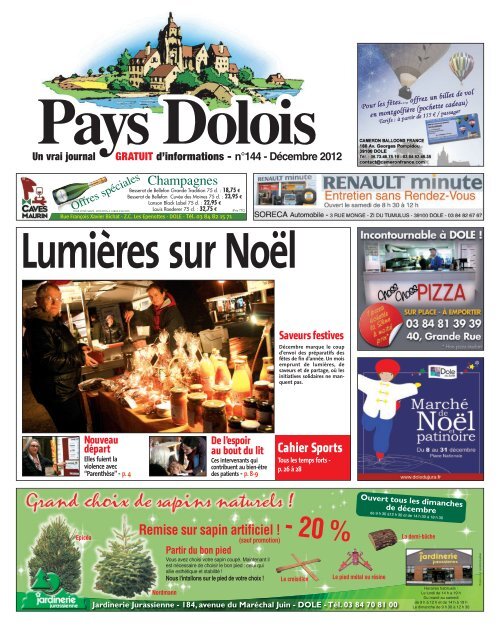 Cliquez-ici pour télécharger le journal au format PDF - Pays Dolois