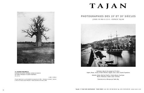 photographies "carnets de voyages de jacques majorelle" - Tajan