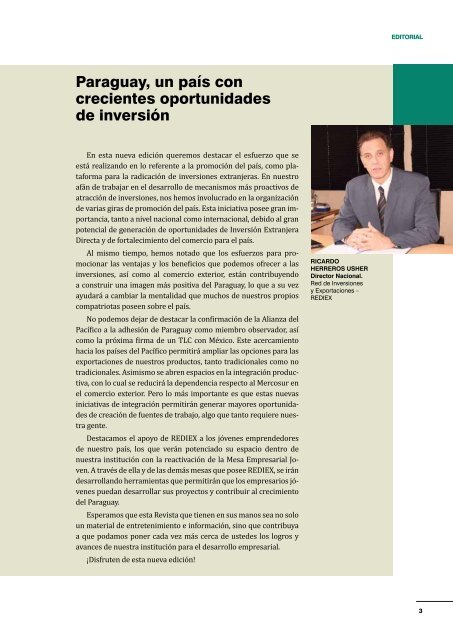 Revista REDIEX "Paraguay al Mundo" 2-2013