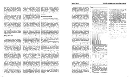 Civilité, incivilités - Revue des sciences sociales