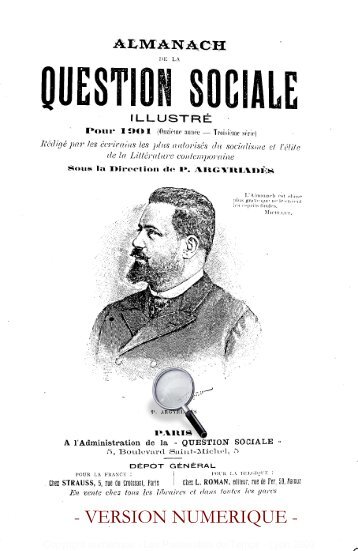 Almanach de la question sociale 1901 - CEDIAS-Musée social