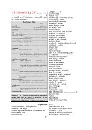 U8 L'identité: Le CV Identitatea: CV-ul
