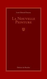 La Nouvelle Peinture - Louis-Edmond Duranty - Éditions du Boucher