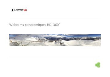 Webcams panoramiques HD 360° - Katalys