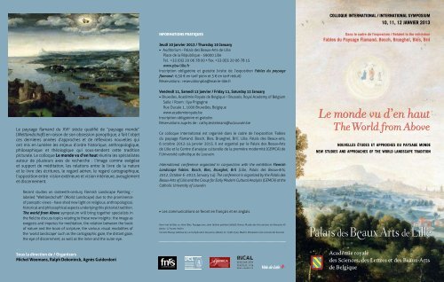 Programme - Institut National d'Histoire de l'Art