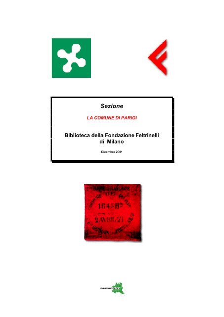 Sezione - Fondazione Giangiacomo Feltrinelli
