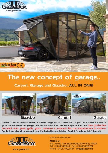 The new concept of garage.. - Klindex S.r.l.