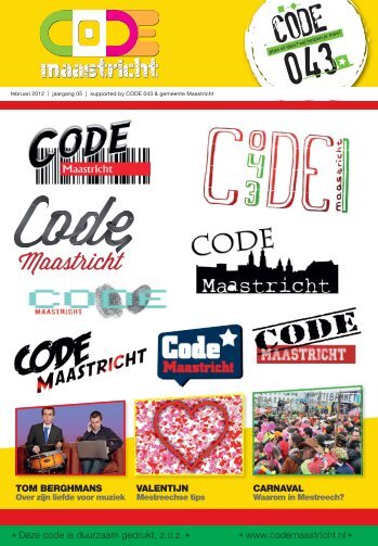 Deze code is duurzaam gedrukt, z.o.z. www.codemaastricht.nl