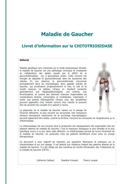 Livret d'information Chitotriosidase (PDF) - CETL