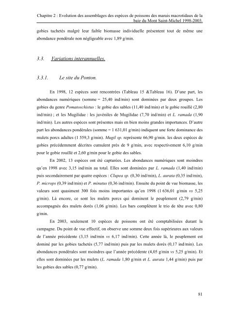 Approche quantitative de la fonction de nourricerie jouée par les ...