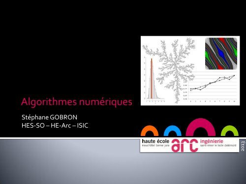 Algorithme numérique, ch.1 - Stephane Gobron