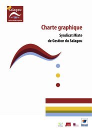 Une charte graphique - Le Grand site du Salagou et de Mourèze