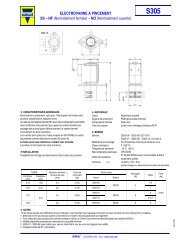 ELECTROVANNE A PINCEMENT 3/2 – NF (Normalement ... - Sirai