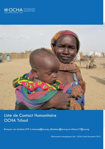 Liste de Contact Humanitaire OCHA Tchad Liste de Contact ...