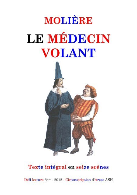 &quot;Le Médecin volant&quot; de Molière avec repérage des syllabes en  couleur