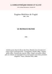 Vogue - Le Roman russe - Littérature russe