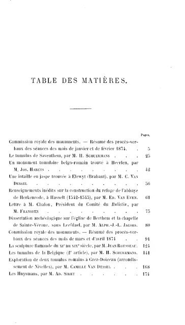 Bulletin des Commissions royales d'art et d'archéologie