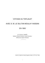 Voyage au Tafilalet avec S.M. le Sultan Moulay Hassan ... - Mon Aigle