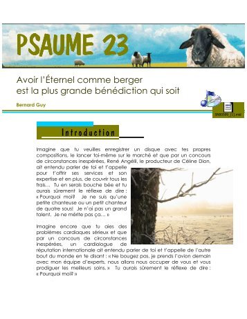 Introduction - Formation Biblique