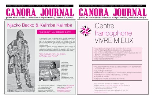 Mai - Juin - Journal Canora
