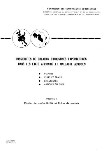 possibilites de creation d'industries exportatrices dans les etats ...