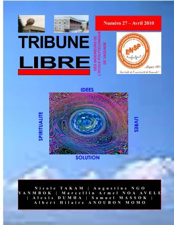 Tribune Libre N°27 - Avril 2010