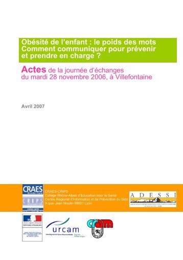 Obésité de l'enfant : le poids des mots - Education santé Rhône-Alpes