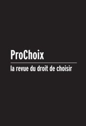 Pour télécharger le numéro 37 - Prochoix