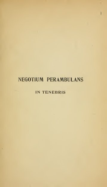 Negotium Perambulans in Tenebris, études de démonologie gréco ...