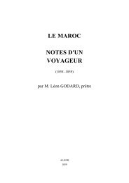 Léon GODARD, prêtre : Le Maroc - Notes d'un voyageur - Mon Aigle
