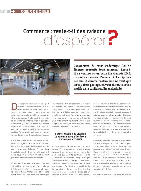 novembre 2012 - L'Essentiel de l'Optique