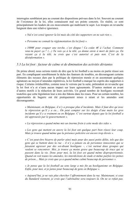 Etude du supportérisme et des manifestations de violence ... - Besafe