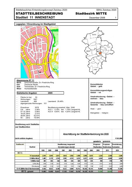 Stadtbezirk Mitte (*.pdf, 514 KB) - Stadt Zwickau