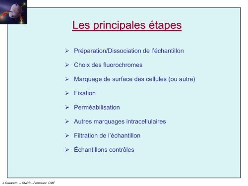 CYTOMETRIE EN FLUX - IPMC - CNRS