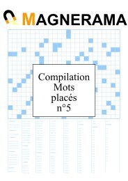 Compilation Mots placés n°5 - Bienvenue sur le site perso de la ...