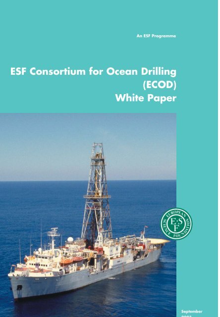 ECOD white paper - European Science Foundation