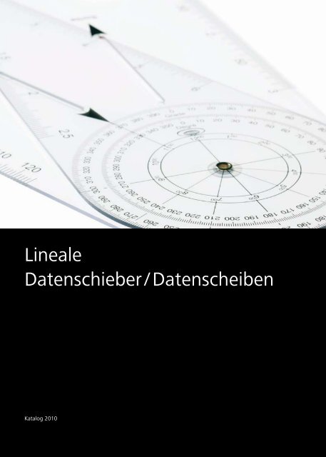 Lineale Datenschieber/Datenscheiben - schreiner coburg