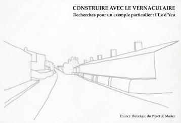 Construire aveC le vernaCulaire - EPFL